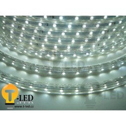 LED pásek 230V, 3.5W, 60 LED, IP67, Studená bílá