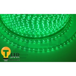 LED pásek 230V, 3.5W, 60 LED, IP67, Zelená