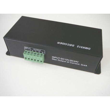 LED DMX ovladač 4 kanály