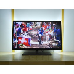 Velké LED osvětlení televizoru jednobarevné s dálkovým ovladačem