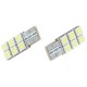 LED žárovka T10 W5W 6x 3SMD jednostranná bílá