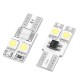 LED žárovka T10 W5W 4x 3SMD oboustranná bílá