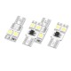 LED žárovka T10 W5W 4x 3SMD oboustranná bílá