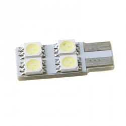 LED žárovka T10 W5W 4x 3SMD jednostranná bílá