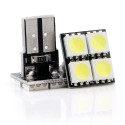 LED žárovka T10 W5W 4x 3SMD top bílá