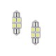 LED sufitka 31mm 4x 3SMD bílá