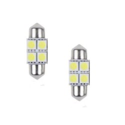 LED sufitka 31mm 4x 3SMD bílá
