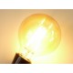 Kulatá LED žárovka E27 4W FILAMENT teplá bílá
