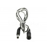 Prodlužovací napájecí DC kabel s konektory 1m