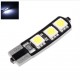 LED žiarovka T10 W5W 6x 3SMD obojstranná biela