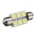 LED sufitka 36mm 6x 3SMD bílá