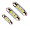 LED sufitka 36mm 3x 3SMD bílá