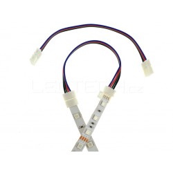 Click spojka s kabelem pro RGB pásek 10mm