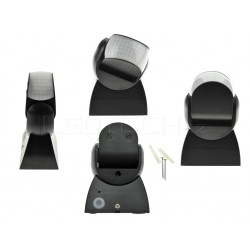 Pohybové čidlo IR IP65 černé