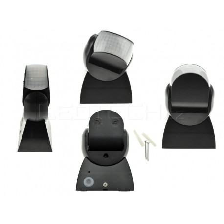 Pohybové čidlo IR IP65 černé