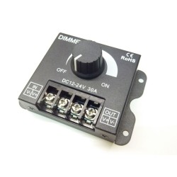 Manuální LED ovladač stmívač M6 pro jednobarevné LED pásky