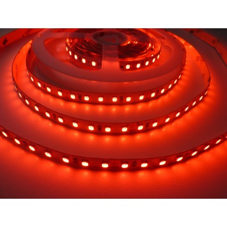 LED pásek 24V HQ 120LED 9.6W vnitřní - Červená