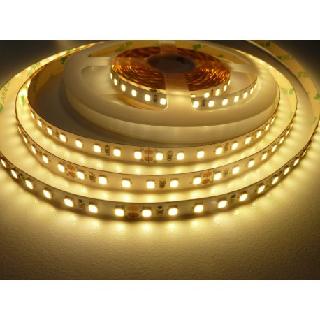 LED pásek 24V HQ 120LED 9.6W vnitřní - Teplá bílá