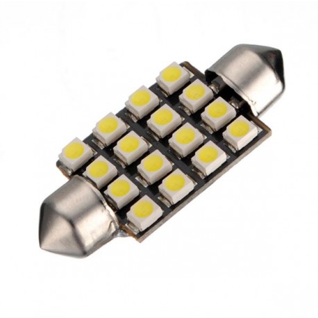 LED sufitka 41mm 16x SMD bílá