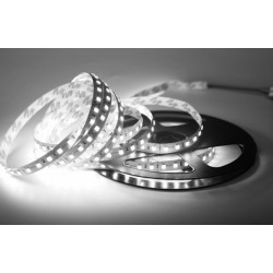 LED pásek 12W, 60 LED, Nezalitý IP 20 - Studená bílá Avide