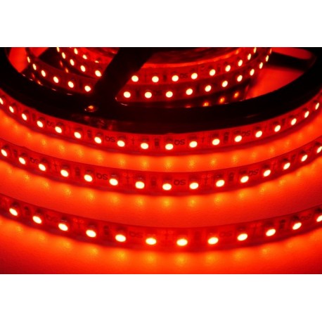 LED pásek 9.6W, 120 LED, Nezalitý IP 20 - Červený