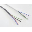 RGB kabel 4x0,5 kulatý - Barva černá