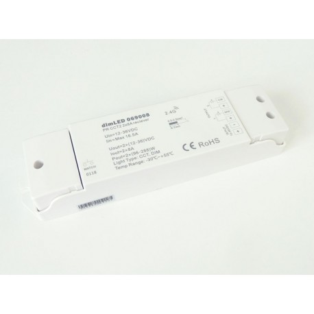 Přijímač dimLED PR CCT2 - dimLED přijímač PR CCT2 2x8A
