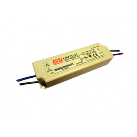 LED zdroj 24V 20W Mean Well LPV-20-24 IP67