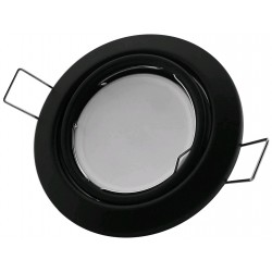 Podhledový rámeček černý kónický výklopný CS-B