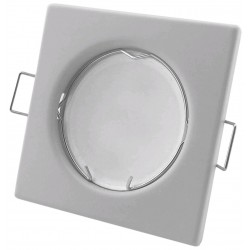 Podhledový rámeček bílý hranatý S-W