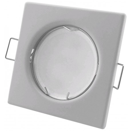 Podhledový rámeček bílý hranatý S-W