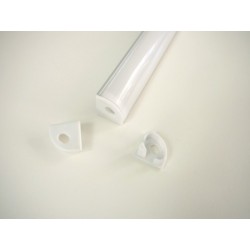 Koncovka profilu R5 kulatá s otvorem