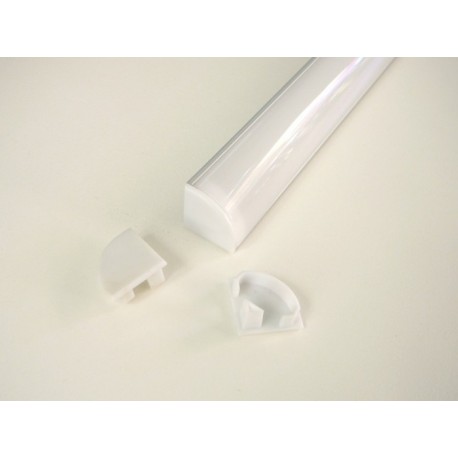 Koncovka profilu R5 kulatá plná