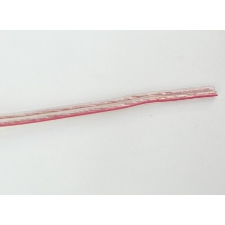 Kabel transparentní 2x0,5mm