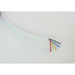Kábel RGB guľatý 4x0,19mm