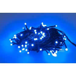 Vánoční LED řetěz - osvětlení - Modré - 150 LED 15 metrů