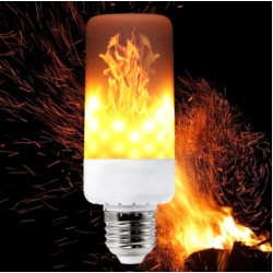 LED žárovka E27 s efektem hořícího ohně