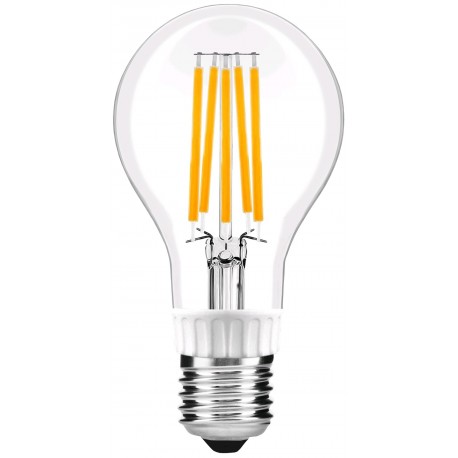 LED žárovka E27 12W FILAMENT retro - Čirá
