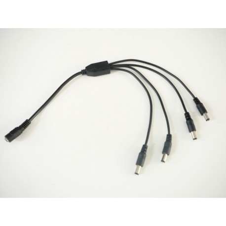 Napájecí DC rozbočovač s kabelem 4 výstupy