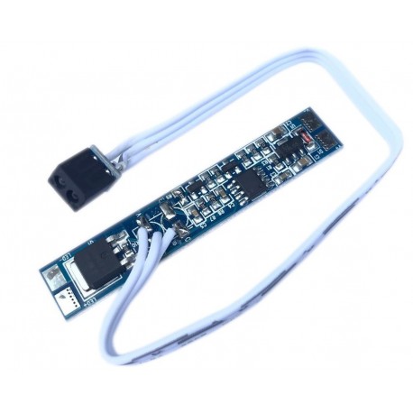 Dveřní senzor PPN1 do profilu s detektorem blízkosti na kabelu 15cm, 8A, 12-24VDC