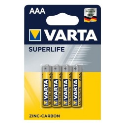 Varta Superlife Zinc-Carbon Micro Baterie AAA 4ks