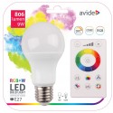 LED žárovka RGBW 9W E27 - 240°