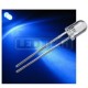 LED dióda 5mm modrá round 30°