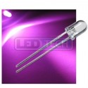 LED dióda 5mm ružová round 30°