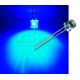 LED dioda 5mm modrá ploché čelo 100°
