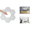 3x LED Bezdrátové svítidlo HEXAGON na dálkové ovládání