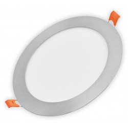 Nerez LED panel 24W kulatý 296mm