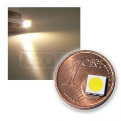 LED smd dioda 5050 teplá bílá 7040mcd 120°