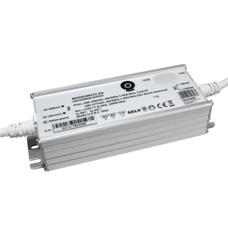 MCHQ100V12-GA - spínaný zdroj 12V 100W