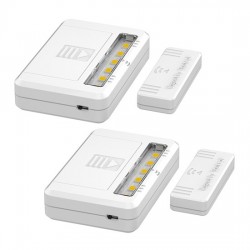 LED světélka do skříní, komod a zásuvek, 40lm , 2x AAA, 2ks v balení